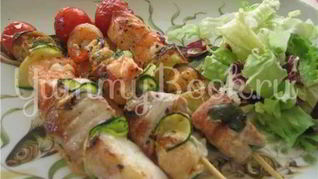 Рыбный шашлык