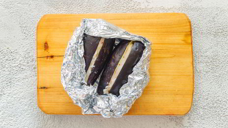 шашлык из баранины с баклажанами