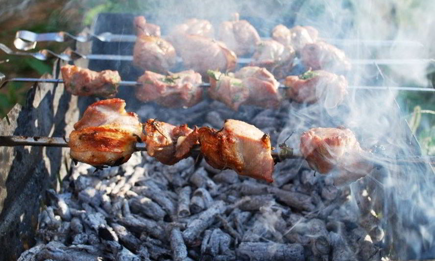 Рецепт шашлык из баранины с кинзой и луком