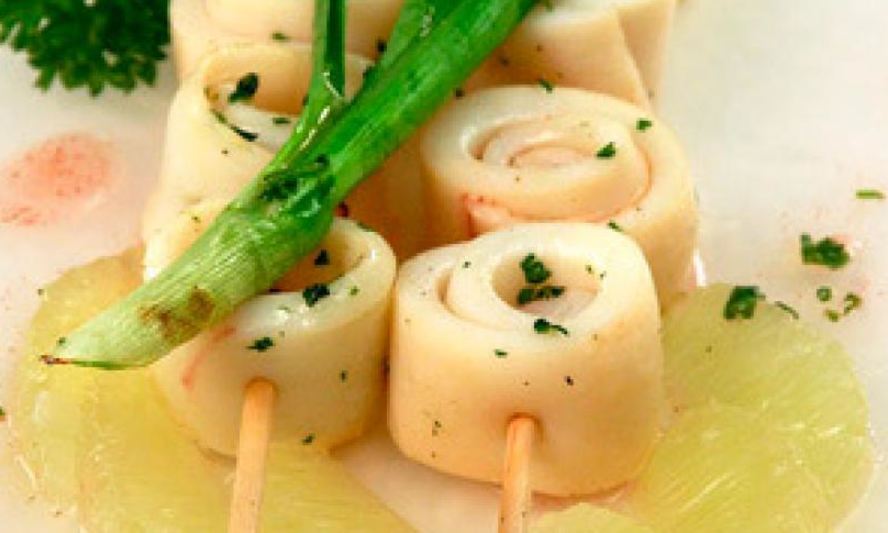 Рецепт шашлык из кальмаров