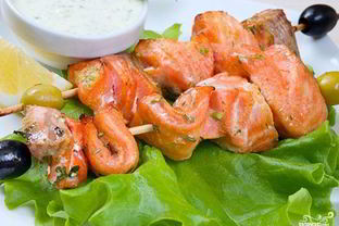 Шашлык из кижуча