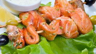 Шашлык из кижуча