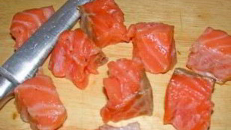 шашлык из кижуча