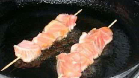 шашлык из кижуча