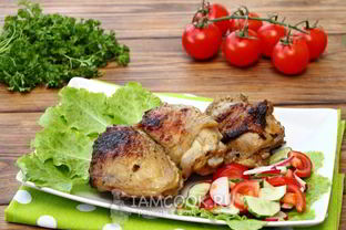 Шашлык из куриных бедрышек