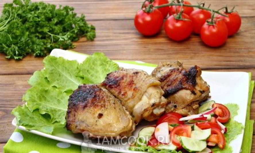 Рецепт шашлык из куриных бедрышек