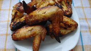 Шашлык из куриных крыльев