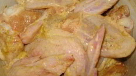 шашлык из куриных крыльев