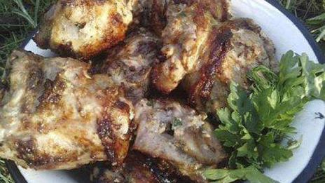 шашлык из курицы