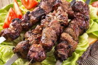 Шашлык из мяса ягненка