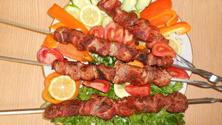 Шашлык из окорока свинины