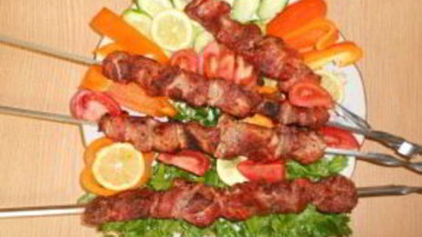 шашлык из окорока свинины