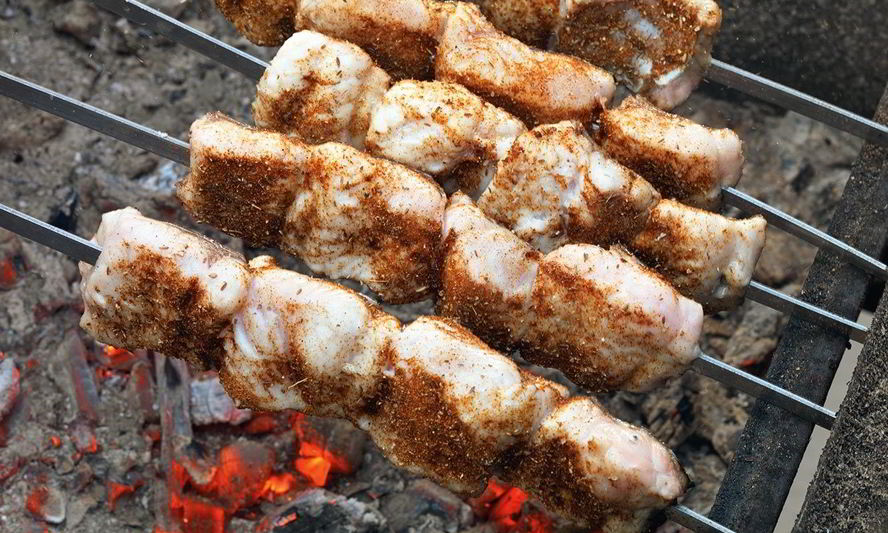 Рецепт шашлык из рыбы