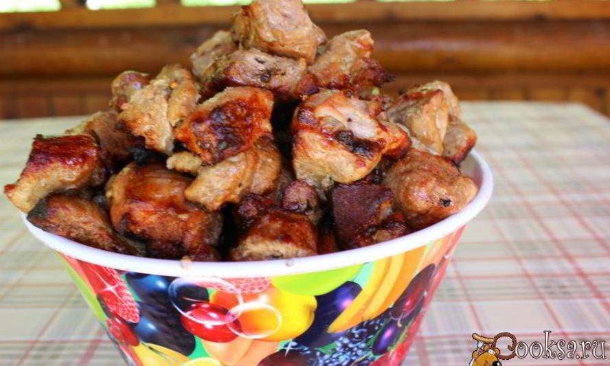 Рецепт шашлык из свинины на минеральной воде