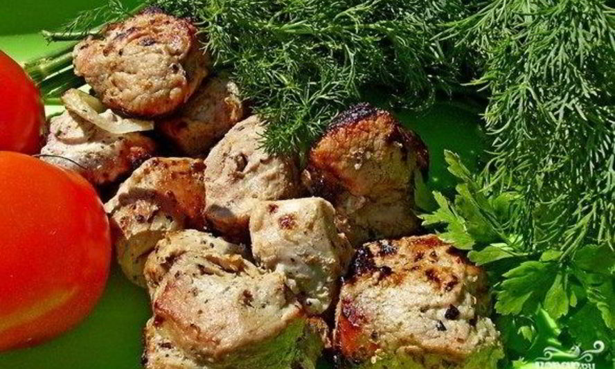 Рецепт шашлык из свинины с луком
