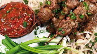 Шашлык из свинины в духовке