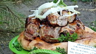 Шашлык из свинины в кефире