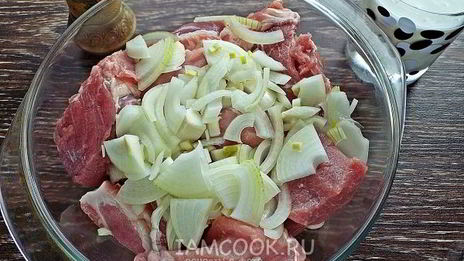 шашлык из свинины в кефире