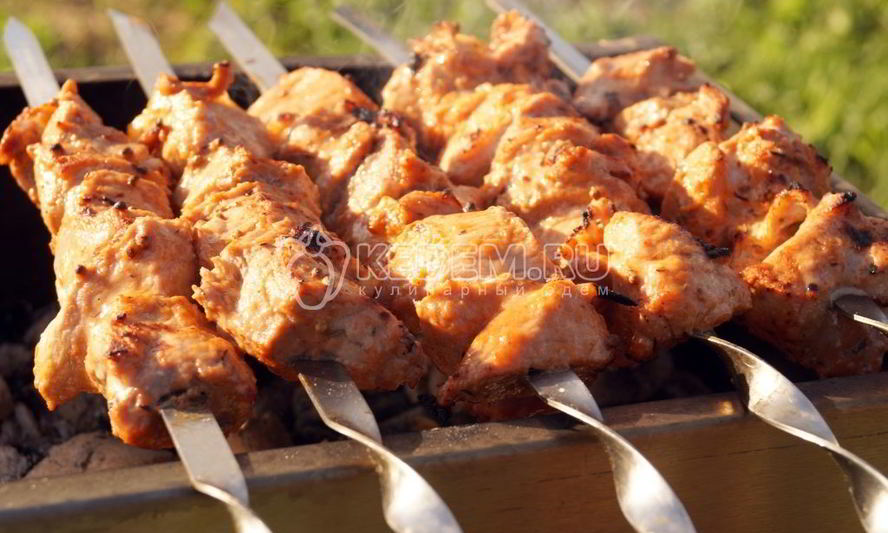 Рецепт шашлык из свинины в томатном соусе