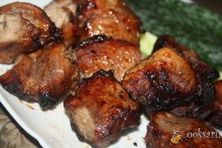 Шашлык из свиной вырезки в квасе