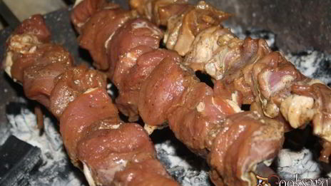 шашлык из свиной вырезки в квасе