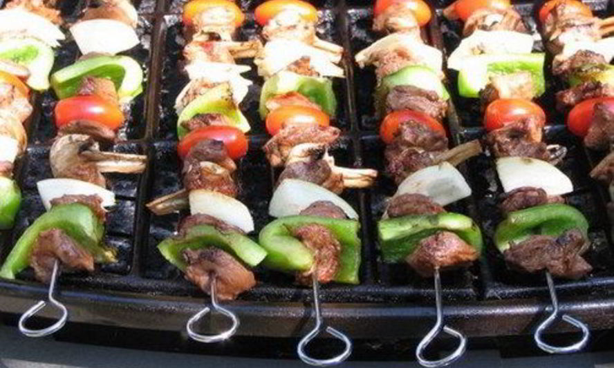 Рецепт шашлык из ягненка с мятой и помидорами