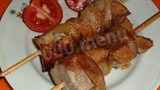 Шашлык на сковороде