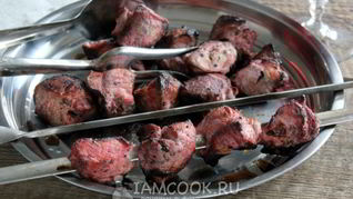 Шашлык на вине