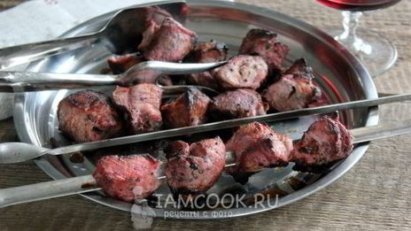 шашлык на вине