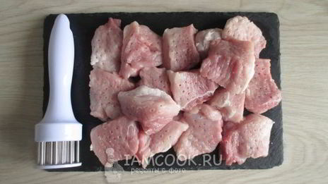 шашлык на вине