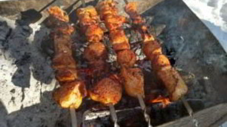 шашлык под водку