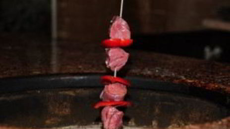 шашлык с болгарским перцем