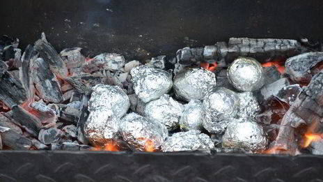 шашлык с овощами