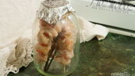 шашлык в банке в духовке