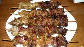 Шашлык в духовке в банке