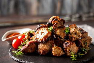 Шашлык в маринаде из тертого лука и уксуса