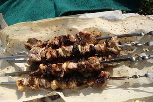 Шашлык в маринаде с киви