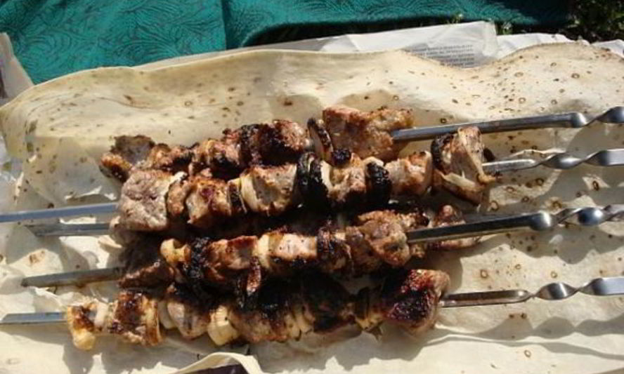 Рецепт шашлык в маринаде с киви