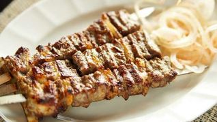 Татарский сочный шашлык из баранины