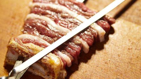 татарский сочный шашлык из баранины