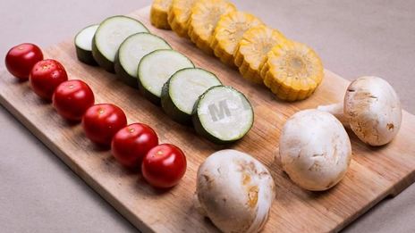 вегетарианский шашлык из овощей на мангале