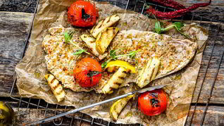 Быстрый шницель из свинины