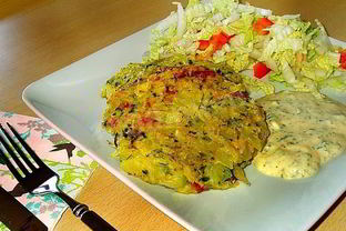 Капустный шницель из капусты