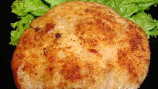 Куриный шницель из кусочков малого филе