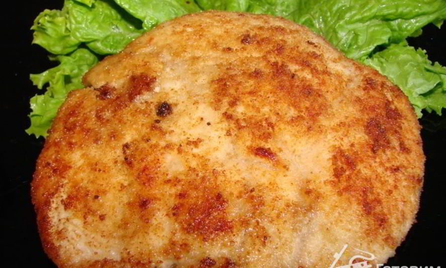 Рецепт куриный шницель из кусочков малого филе