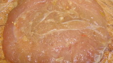 куриный шницель из кусочков малого филе