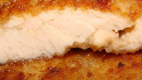 куриный шницель из кусочков малого филе