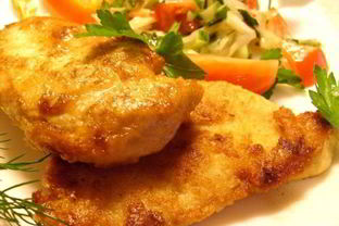 Куриный шницель с сыром