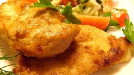 куриный шницель с сыром