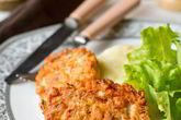 Рубленые шницели из лосося